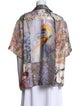 Zimmermann Silk Printed Button-Up Top