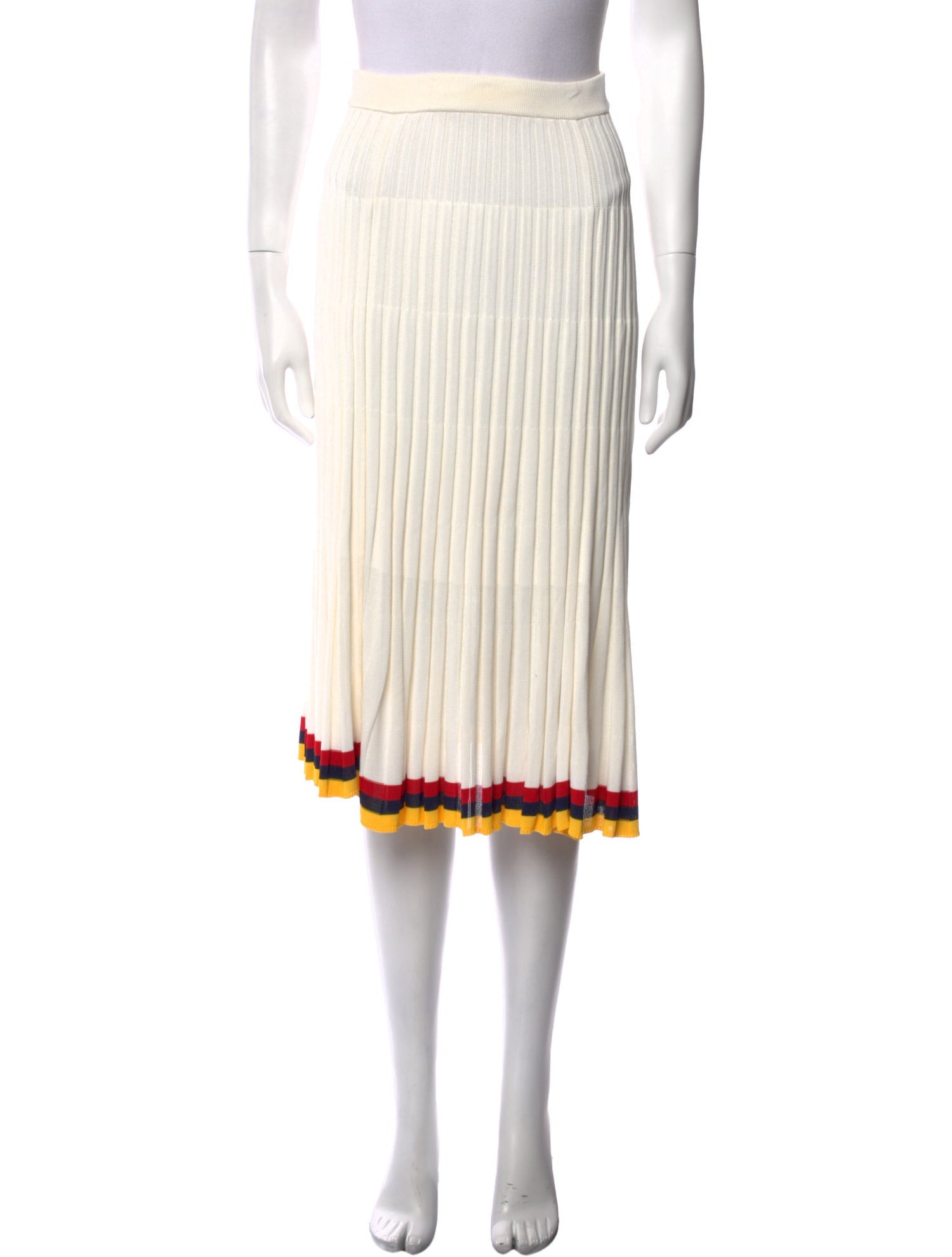 Zimmermann Striped Knee-Length Skirt