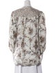 Zimmermann Linen Floral Print Blouse