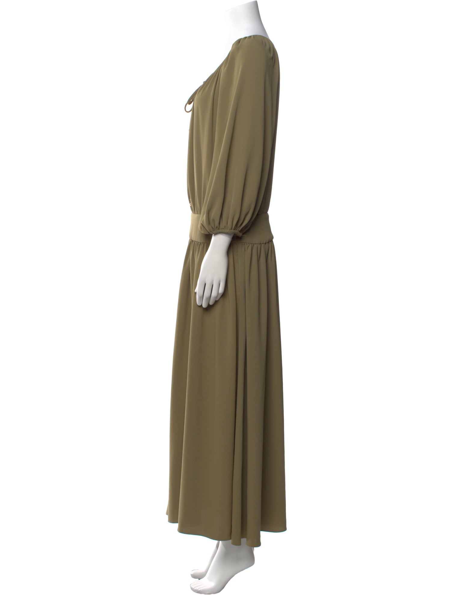 Zimmermann Scoop Neck Long Dress