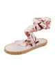 Zimmermann Silk Floral Print Espadrilles