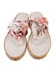 Zimmermann Silk Floral Print Espadrilles