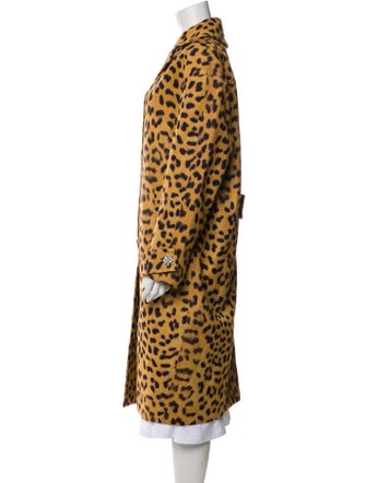 Zimmermann Animal Print Faux Fur Coat