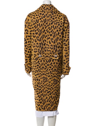 Zimmermann Animal Print Faux Fur Coat