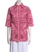 Zimmermann Linen Printed Button-Up Top