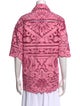 Zimmermann Linen Printed Button-Up Top
