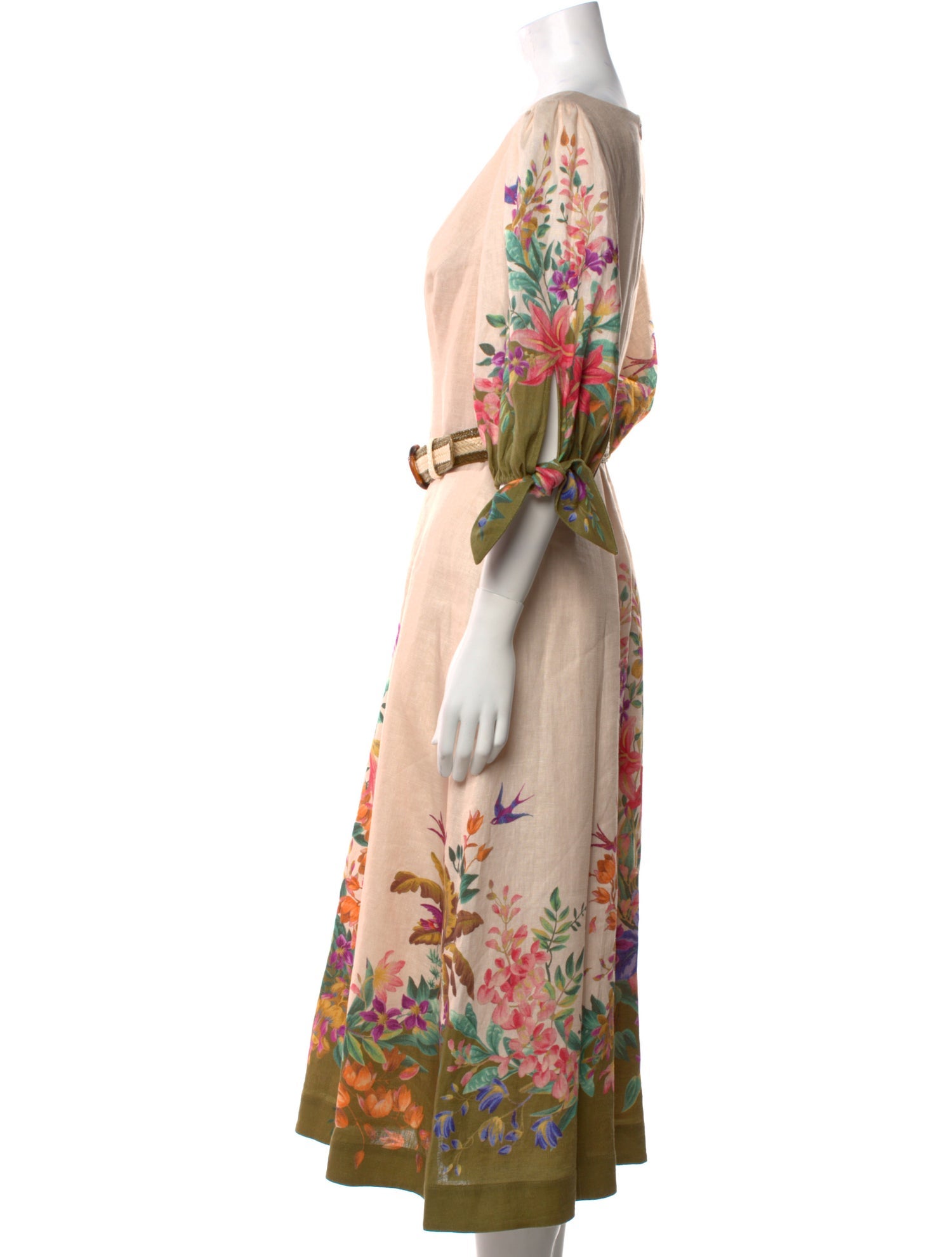 Zimmermann Linen Midi Length Dress