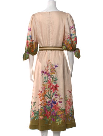 Zimmermann Linen Midi Length Dress