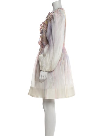 Zimmermann Linen Knee-Length Dress