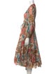 Zimmermann Floral Print Midi Length Dress