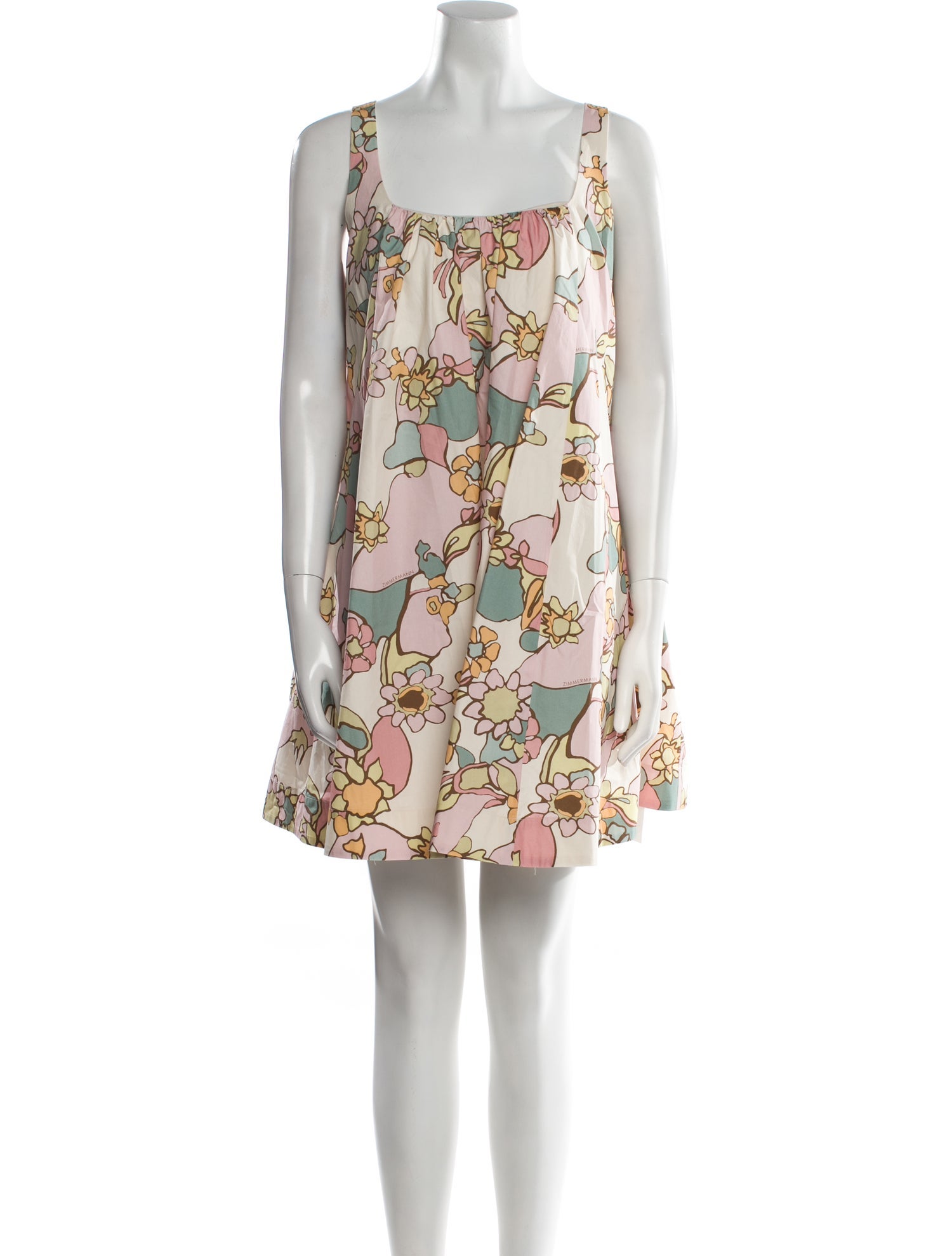 Zimmermann Floral Print Mini Dress