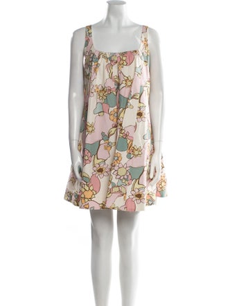 Zimmermann Floral Print Mini Dress