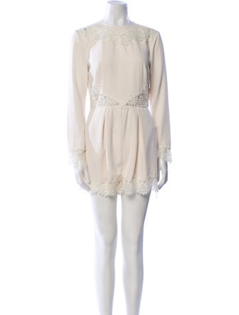Zimmermann Crew Neck Romper