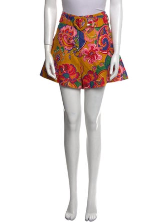 Zimmermann Linen Mini Shorts