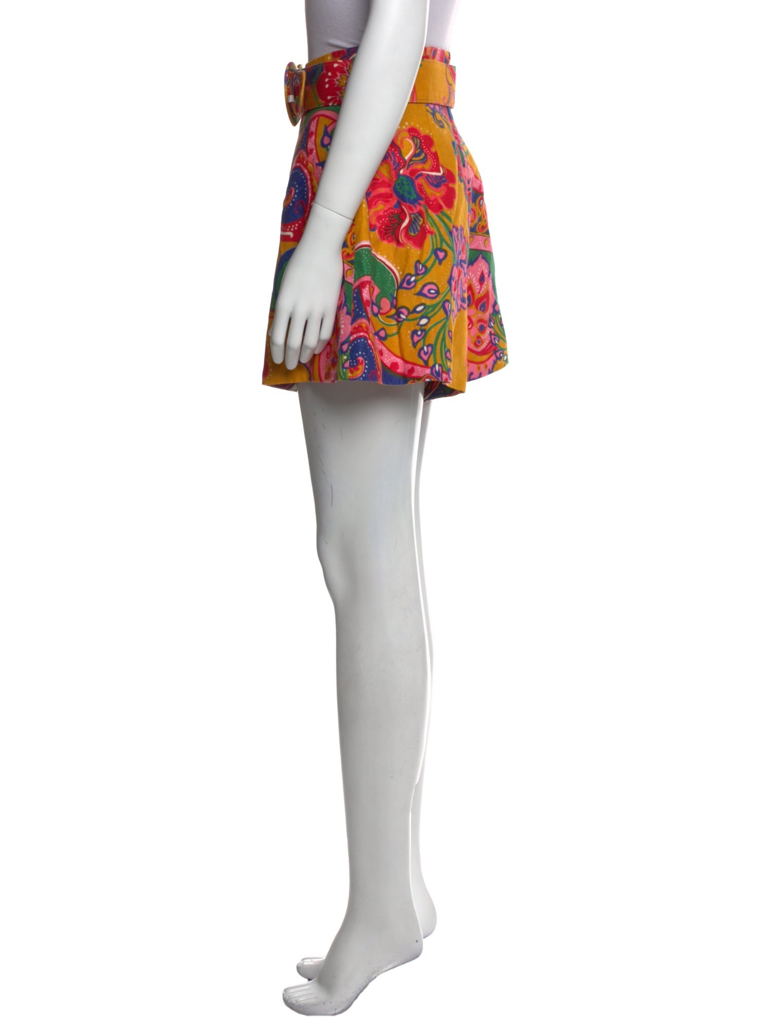 Zimmermann Linen Mini Shorts