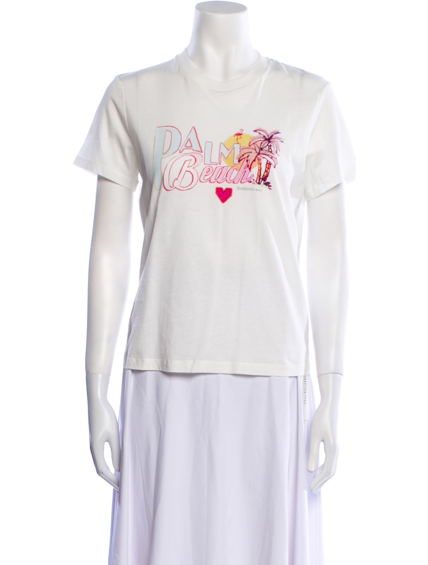 Zimmermann Graphic Print Crew Neck T-Shirt