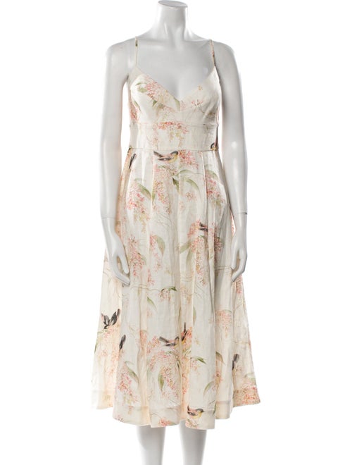 Zimmermann Linen Midi Length Dress