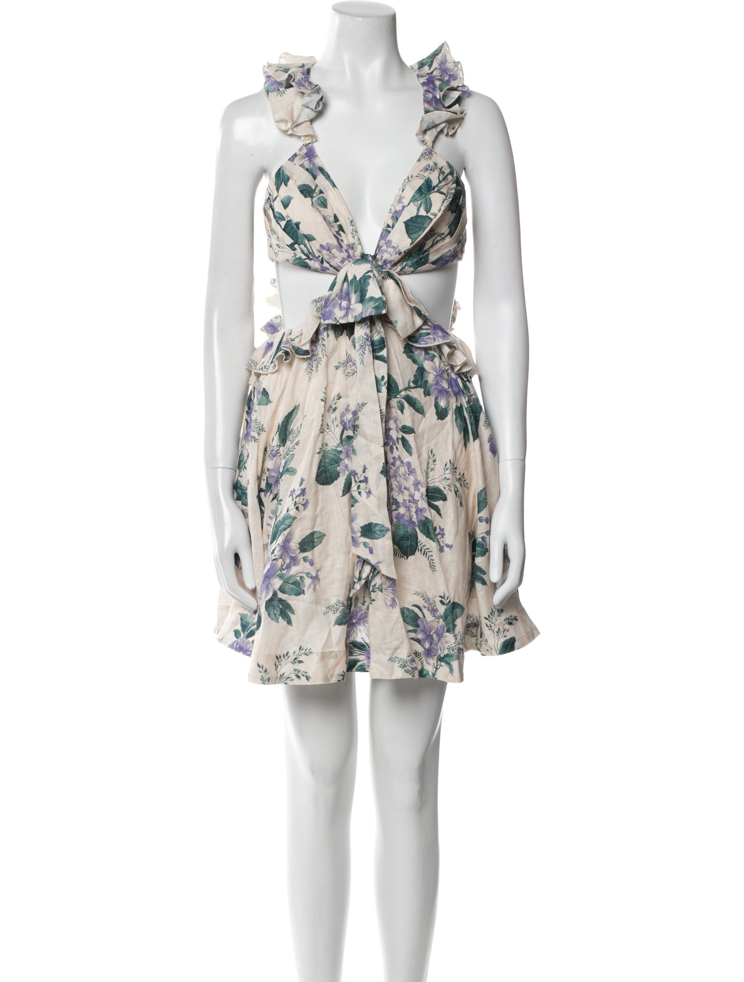 Zimmermann Linen Mini Dress