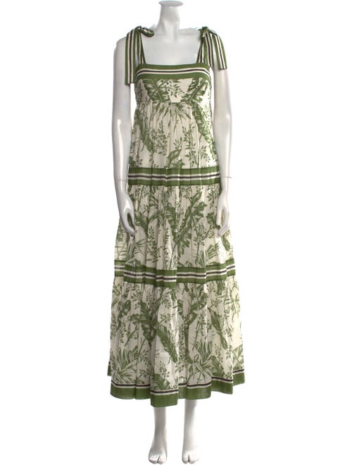 Zimmermann Floral Print Midi Length Dress