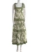 Zimmermann Floral Print Midi Length Dress