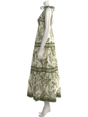 Zimmermann Floral Print Midi Length Dress