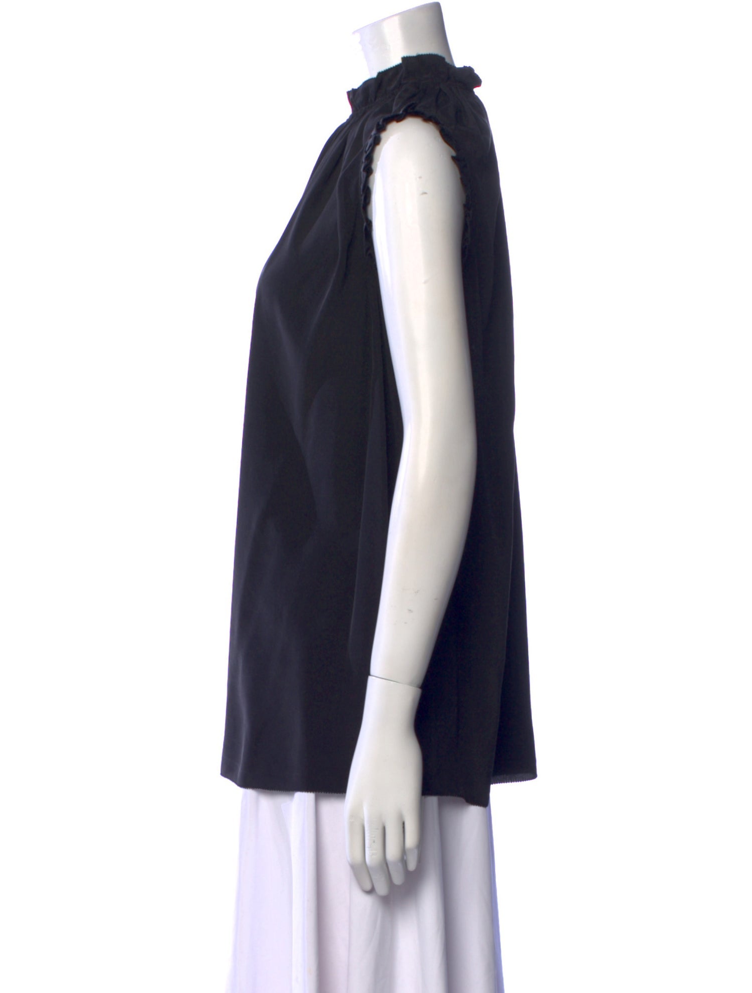 Zimmermann Silk Mock Neck Blouse