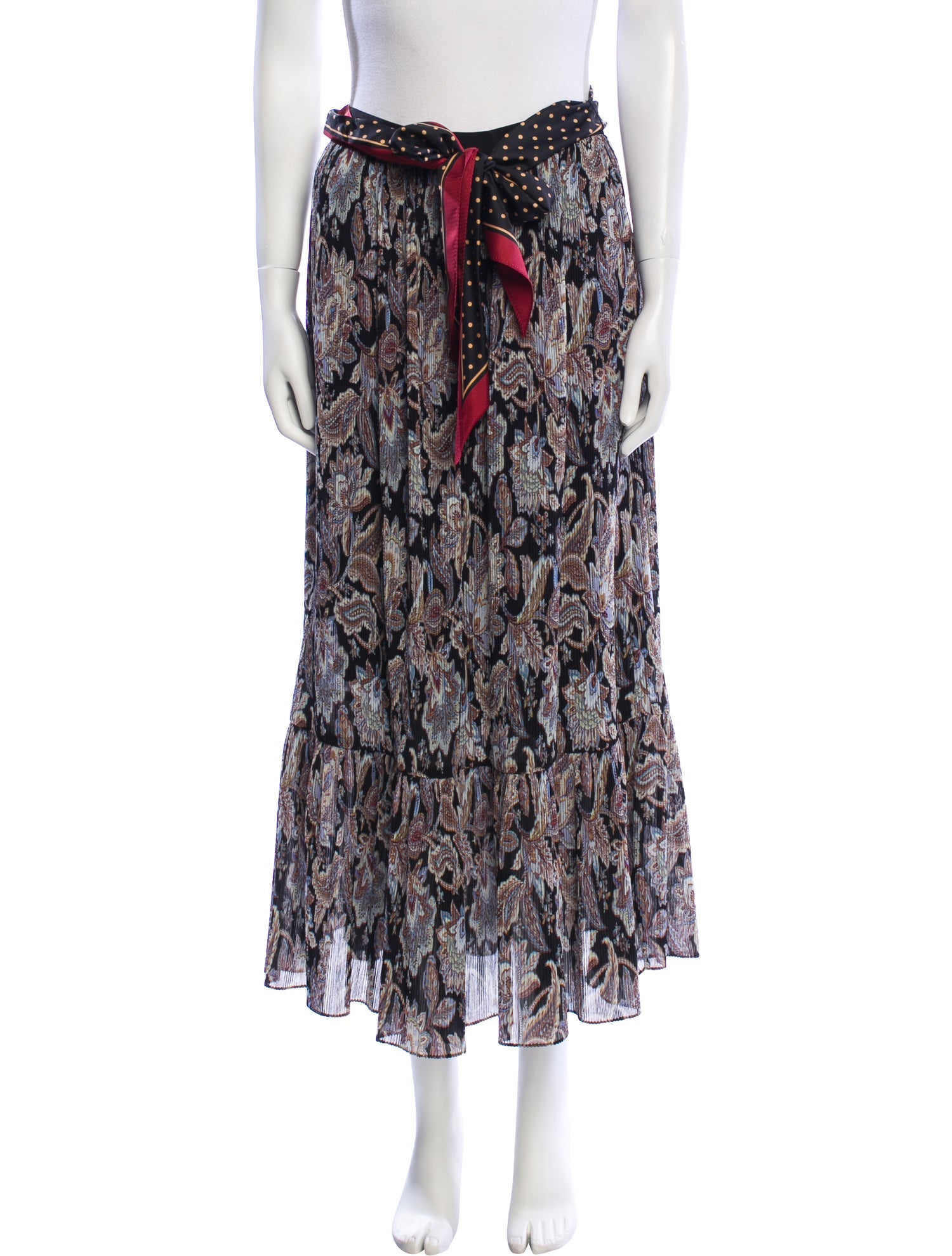 Zimmermann Printed Midi Length Skirt