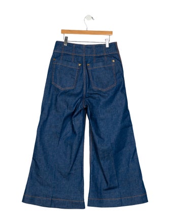 Zimmermann High-Rise Wide Leg Jeans