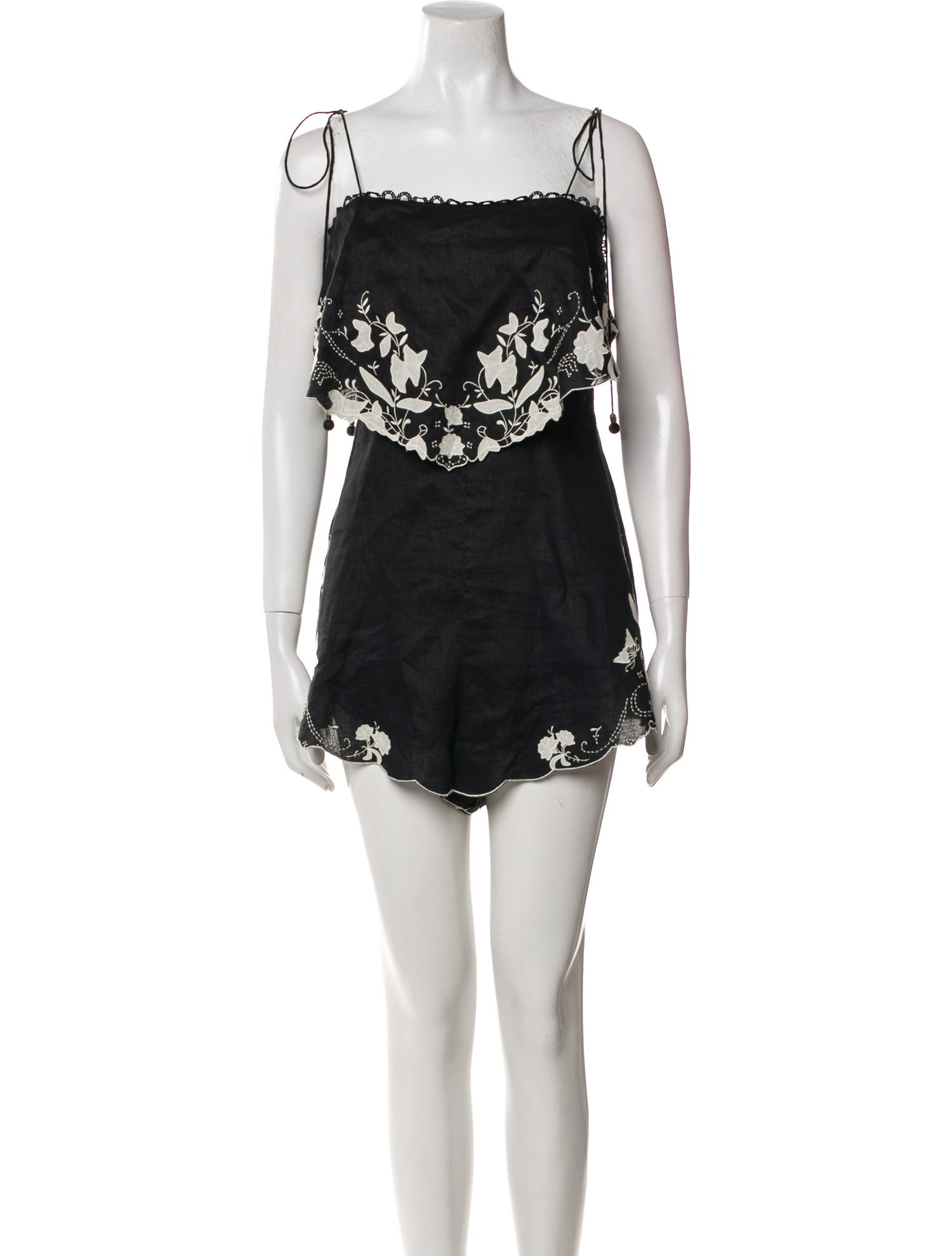 Zimmermann Linen Printed Romper