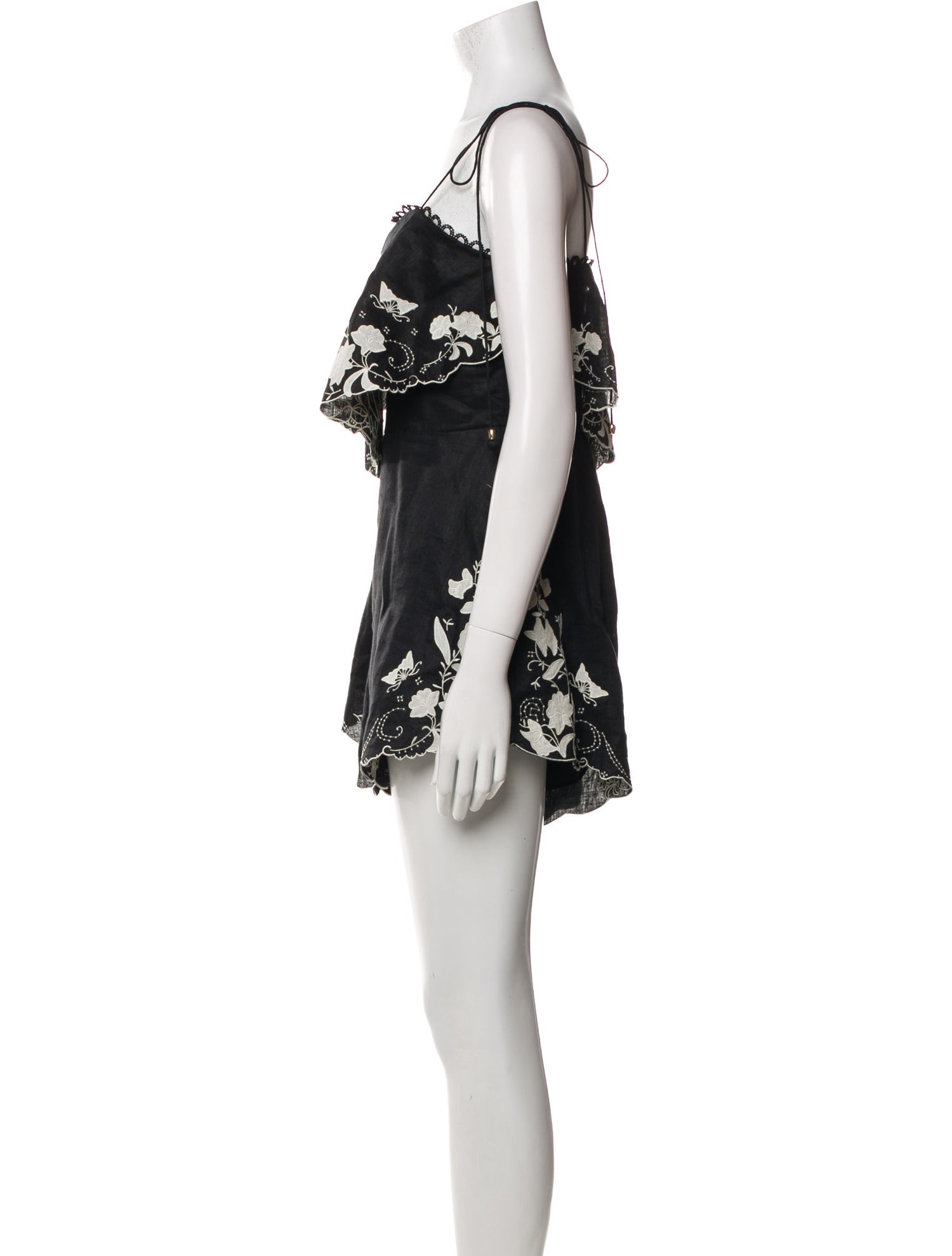 Zimmermann Linen Printed Romper