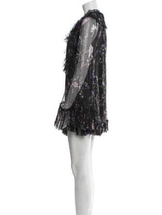 Zimmermann Silk Floral Print Romper