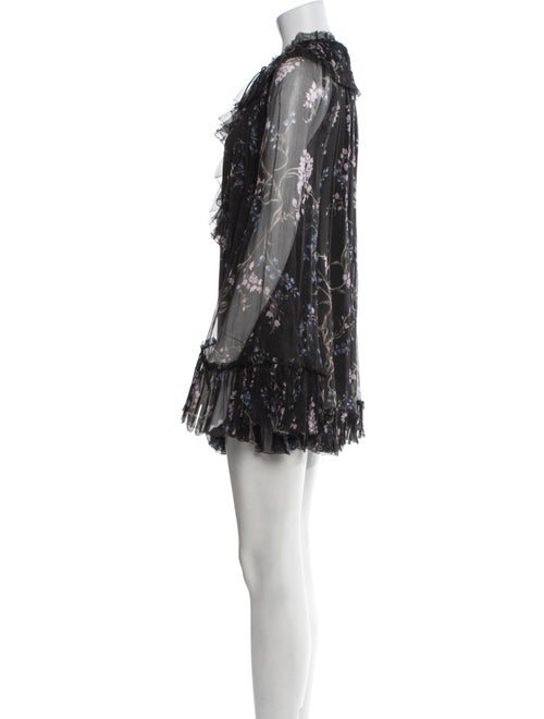 Zimmermann Silk Floral Print Romper