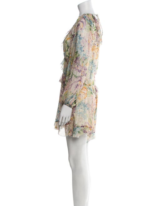 Zimmermann Silk Floral Print Romper