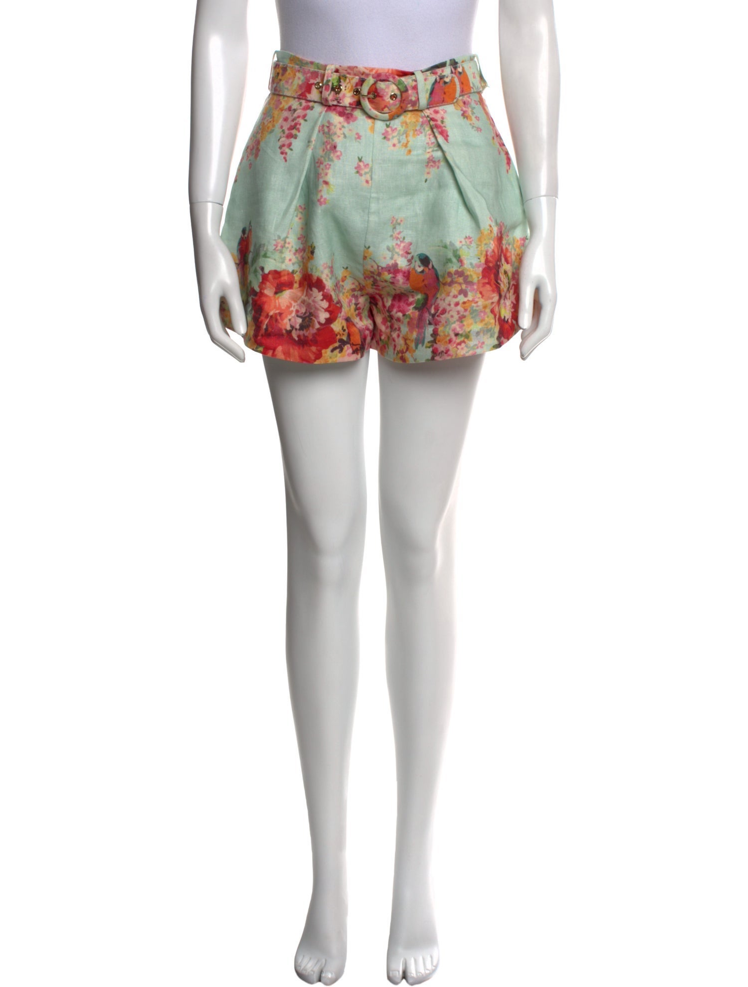 Zimmermann Linen Mini Shorts