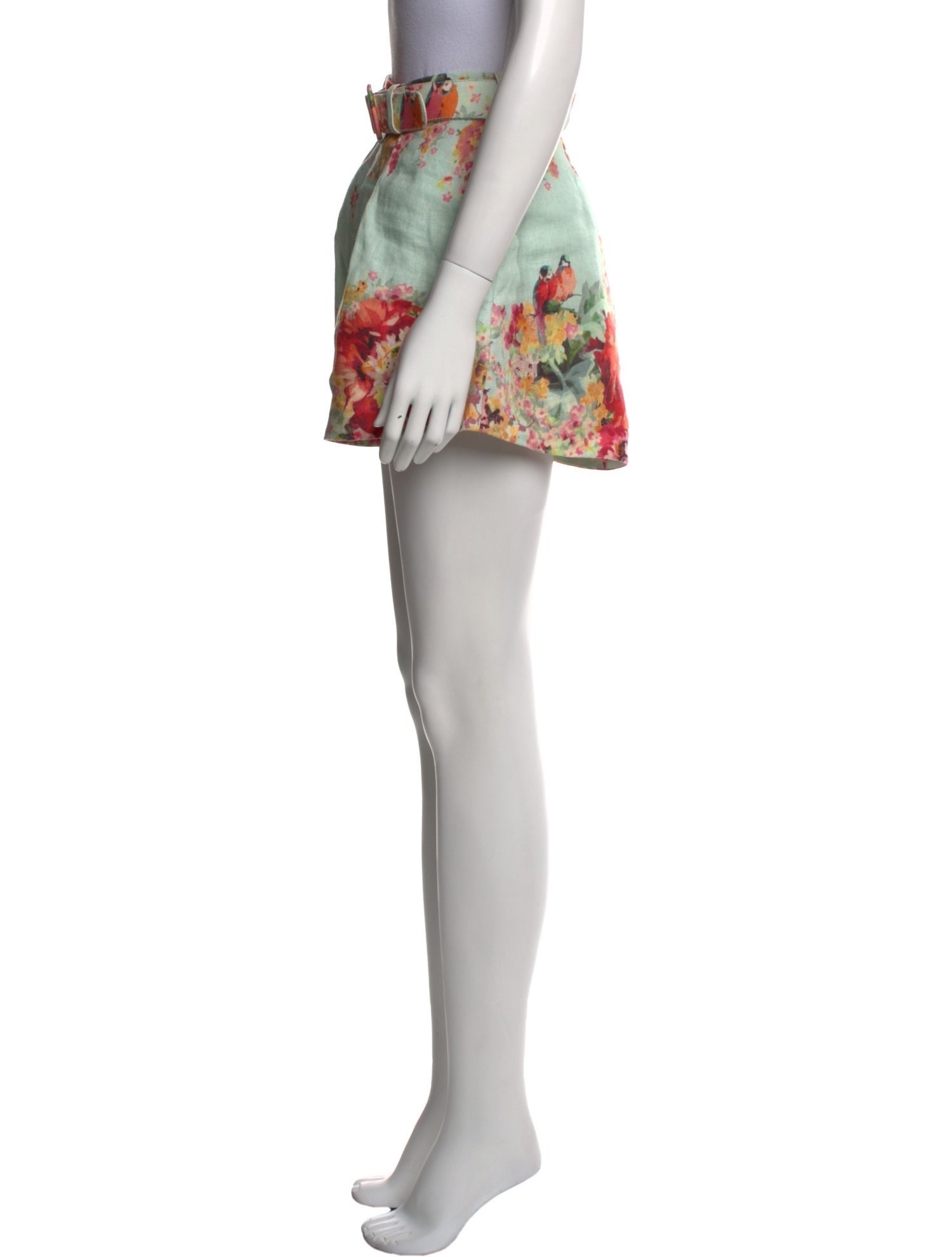 Zimmermann Linen Mini Shorts