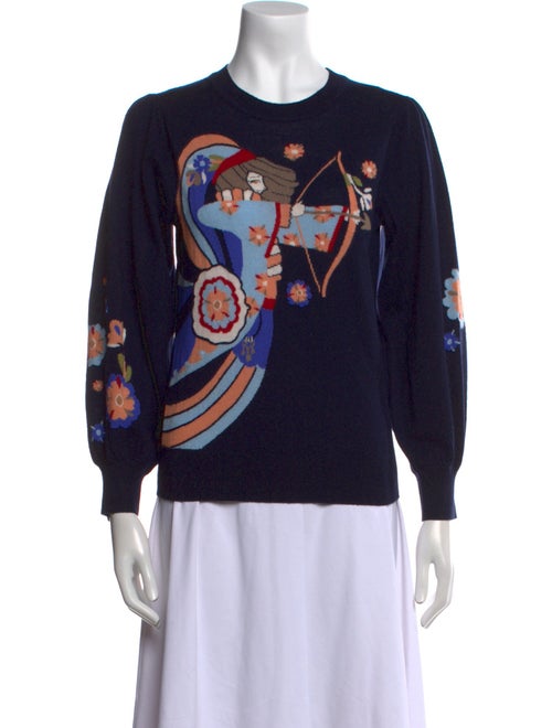Zimmermann Merino Wool Printed Sweater