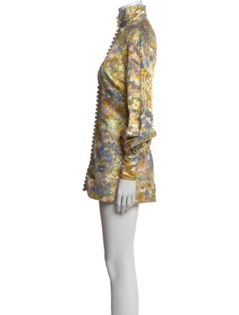 Zimmermann Floral Print Mini Dress