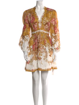 Zimmermann Linen Mini Dress