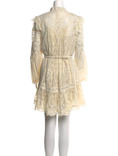 Zimmermann Lace Pattern Mini Dress