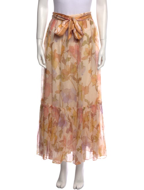 Zimmermann Silk Midi Length Skirt