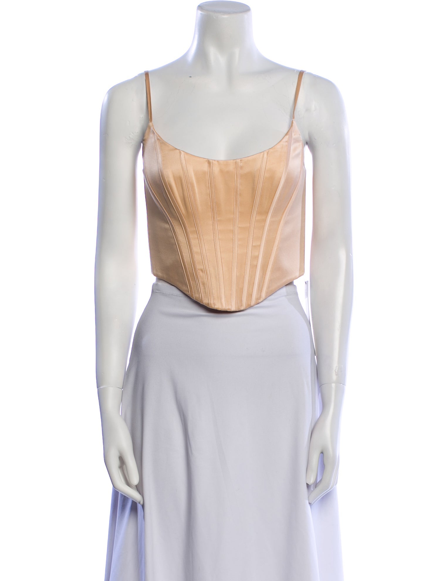 Zimmermann Silk Scoop Neck Crop Top