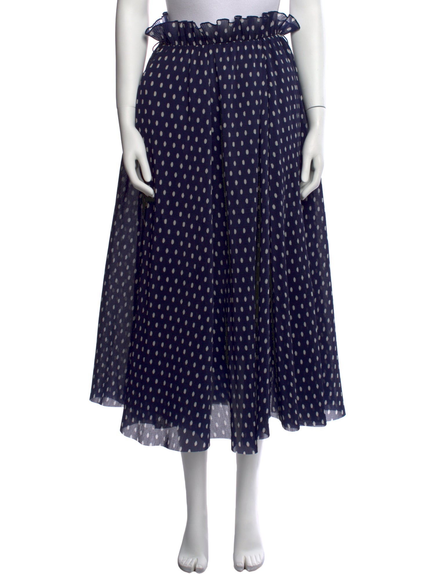 Zimmermann Polka Dot Print Midi Length Skirt w/ Tags