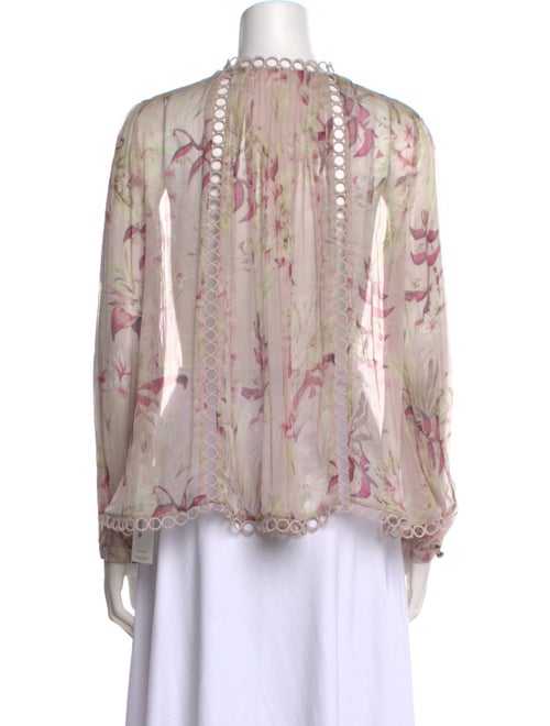 Zimmermann Silk Floral Print Blouse