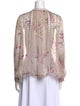 Zimmermann Silk Floral Print Blouse