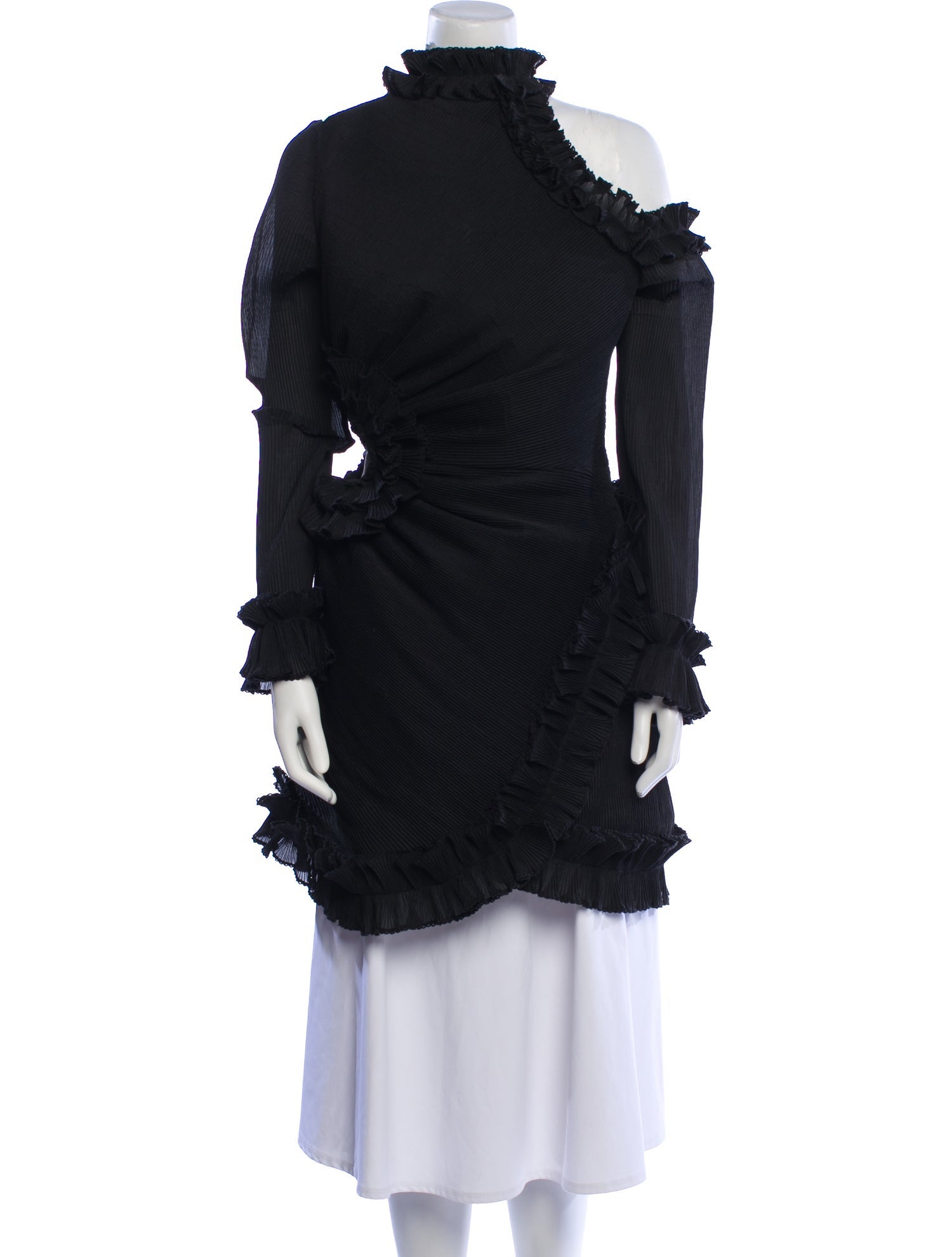 Zimmermann Mock Neck Mini Dress