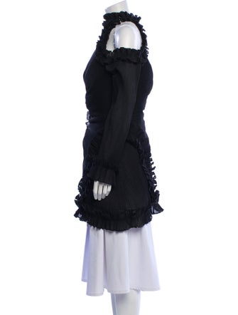 Zimmermann Mock Neck Mini Dress