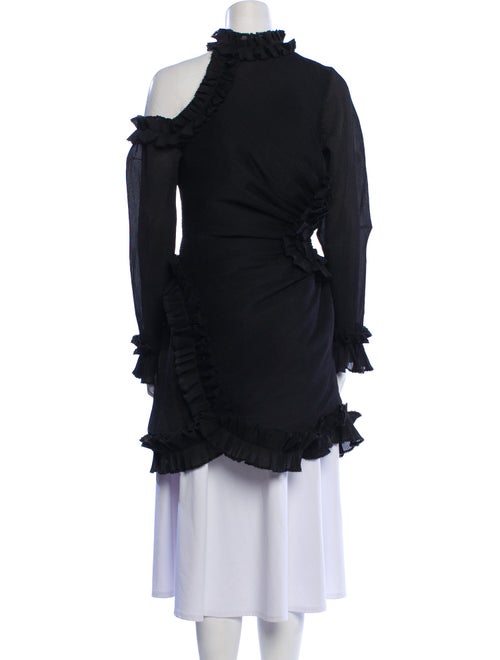 Zimmermann Mock Neck Mini Dress