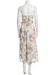 Zimmermann Linen Floral Print Jumpsuit