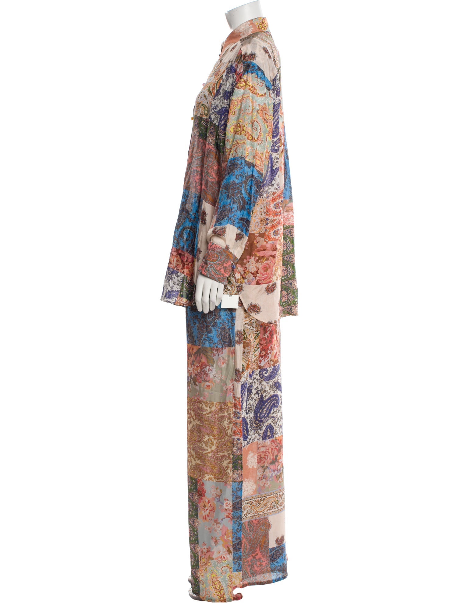 Zimmermann Silk Paisley Print Pant Set