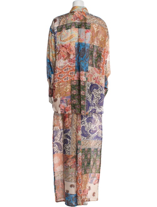 Zimmermann Silk Paisley Print Pant Set